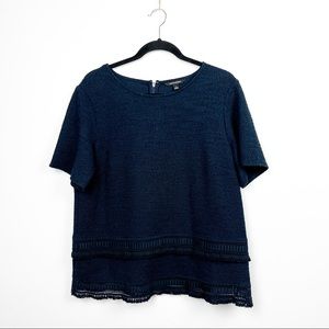 Banana Republic Navy Blue Blouse